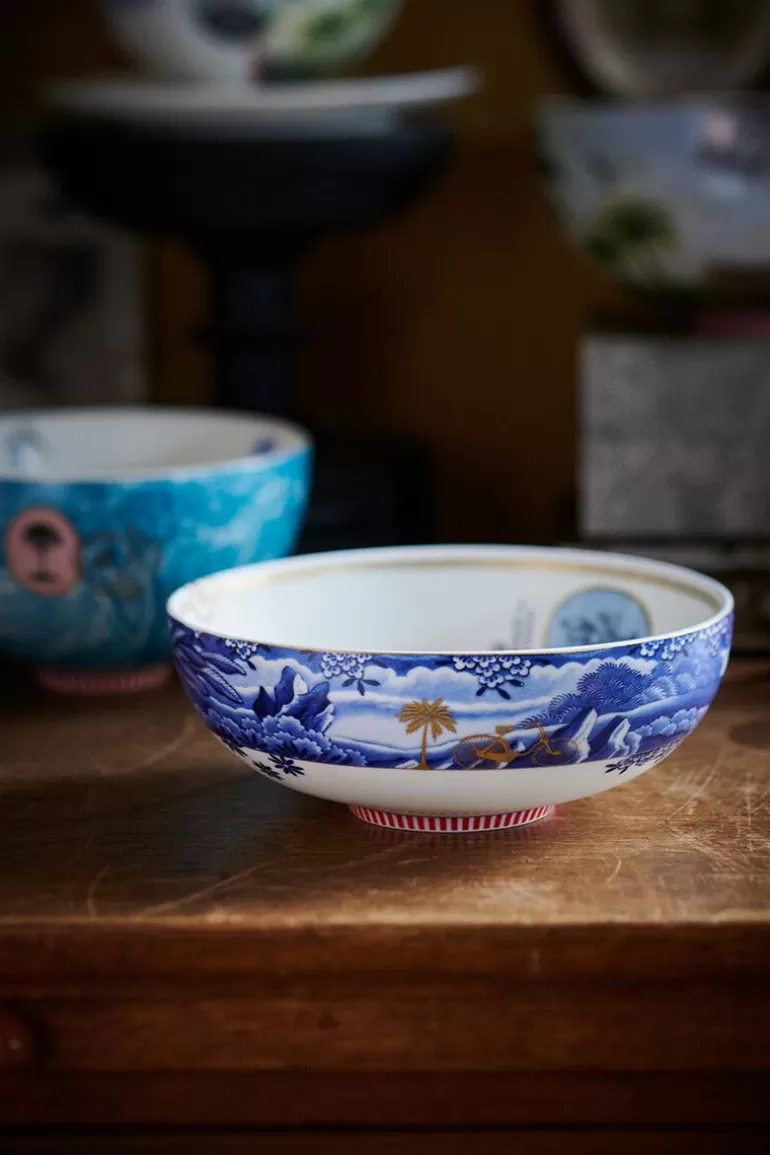 Cheap Heritage Bowl Border Blue 20 Cm Bowls