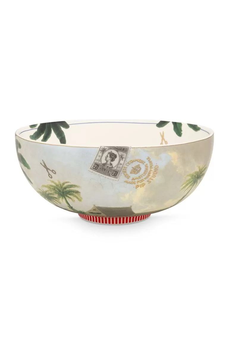 New Heritage Bowl Palm Green 23 Cm Salad Bowls