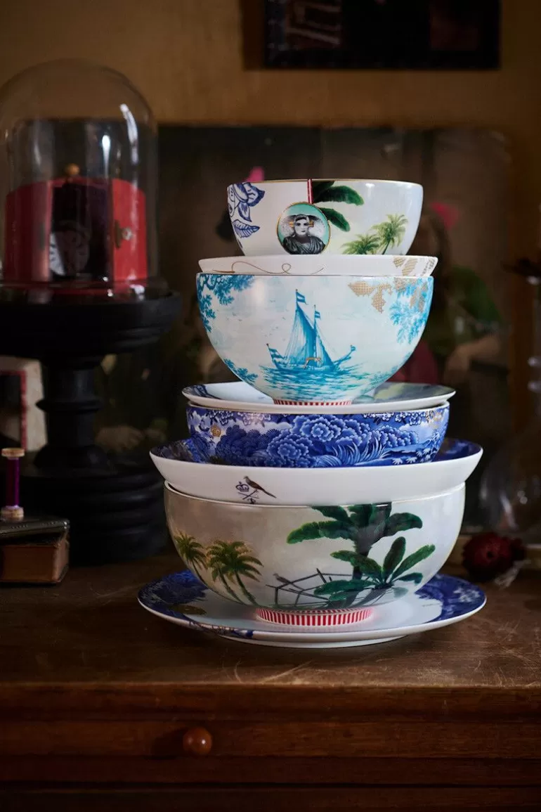 New Heritage Bowl Palm Green 23 Cm Salad Bowls