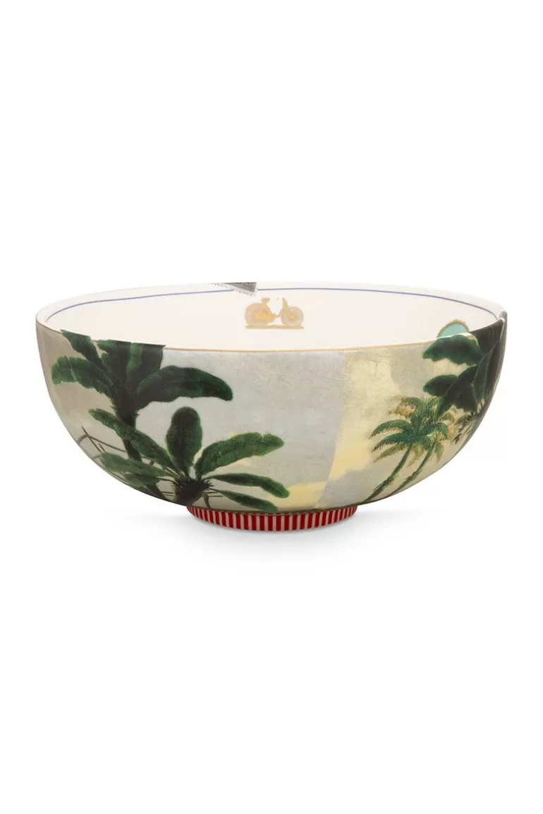 New Heritage Bowl Palm Green 23 Cm Salad Bowls