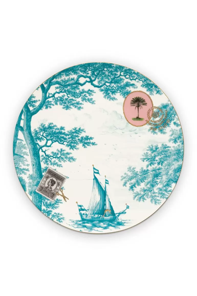 Store Heritage Breakfast Plate Boat Aqua 23 Cm Breakfast Plates