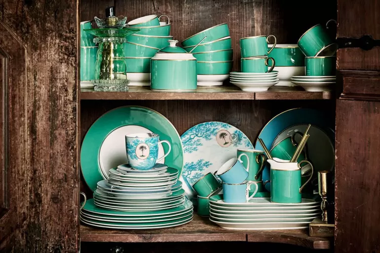 Store Heritage Breakfast Plate Boat Aqua 23 Cm Breakfast Plates