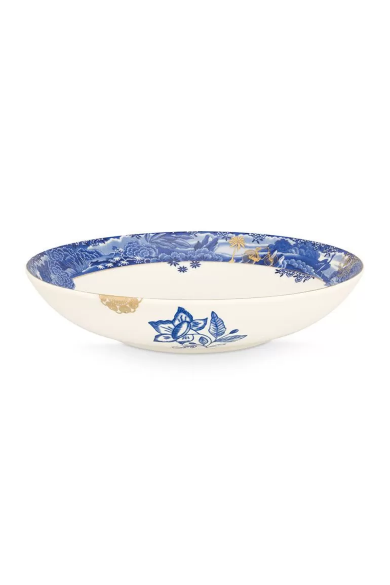 Shop Heritage Deep Plate Border Blue 25.5 Cm Deep Plates