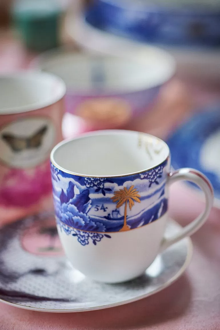 Shop Heritage Mug Small Border Blue Coffee Mugs