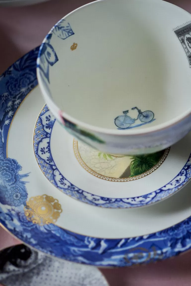 Sale Heritage Pastry Plate Butterfly Blue 15 Cm Cake Plates