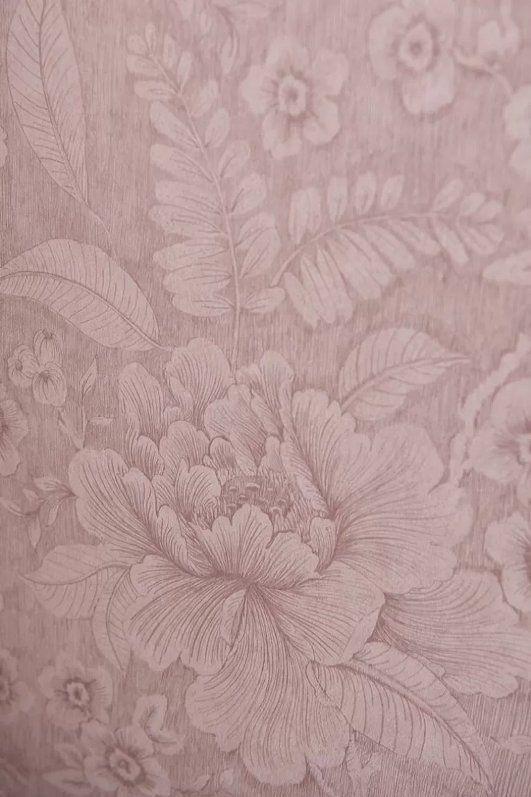 Hot Casa Dei Fiori Non-Woven Wallpaper Light Mauve Non-Woven Wallpaper