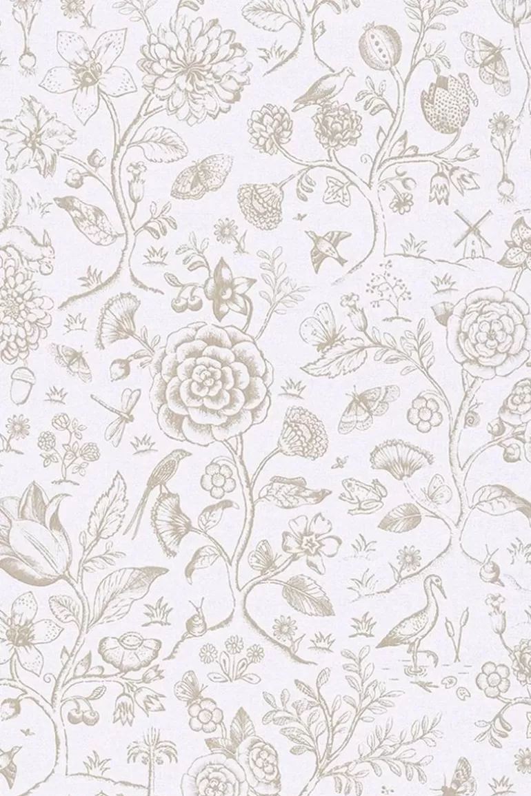 Shop Spring To Life Two Tone Non-Woven Wallpaper Ecru Non-Woven Wallpaper